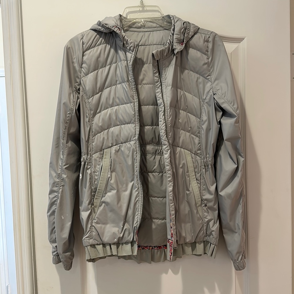 Light Grey Lululemon Jacket